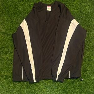 Rawlings Black and White Windbreaker Jacket XL